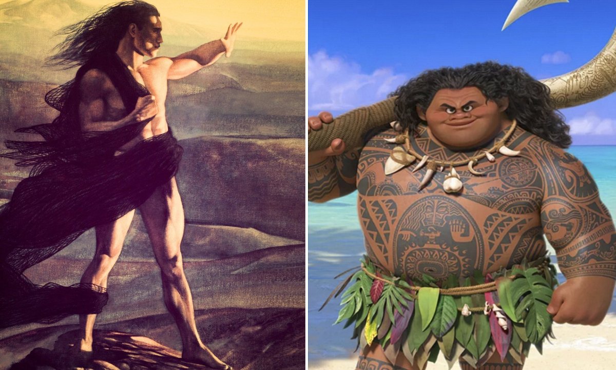 Бог Мауи из Моаны