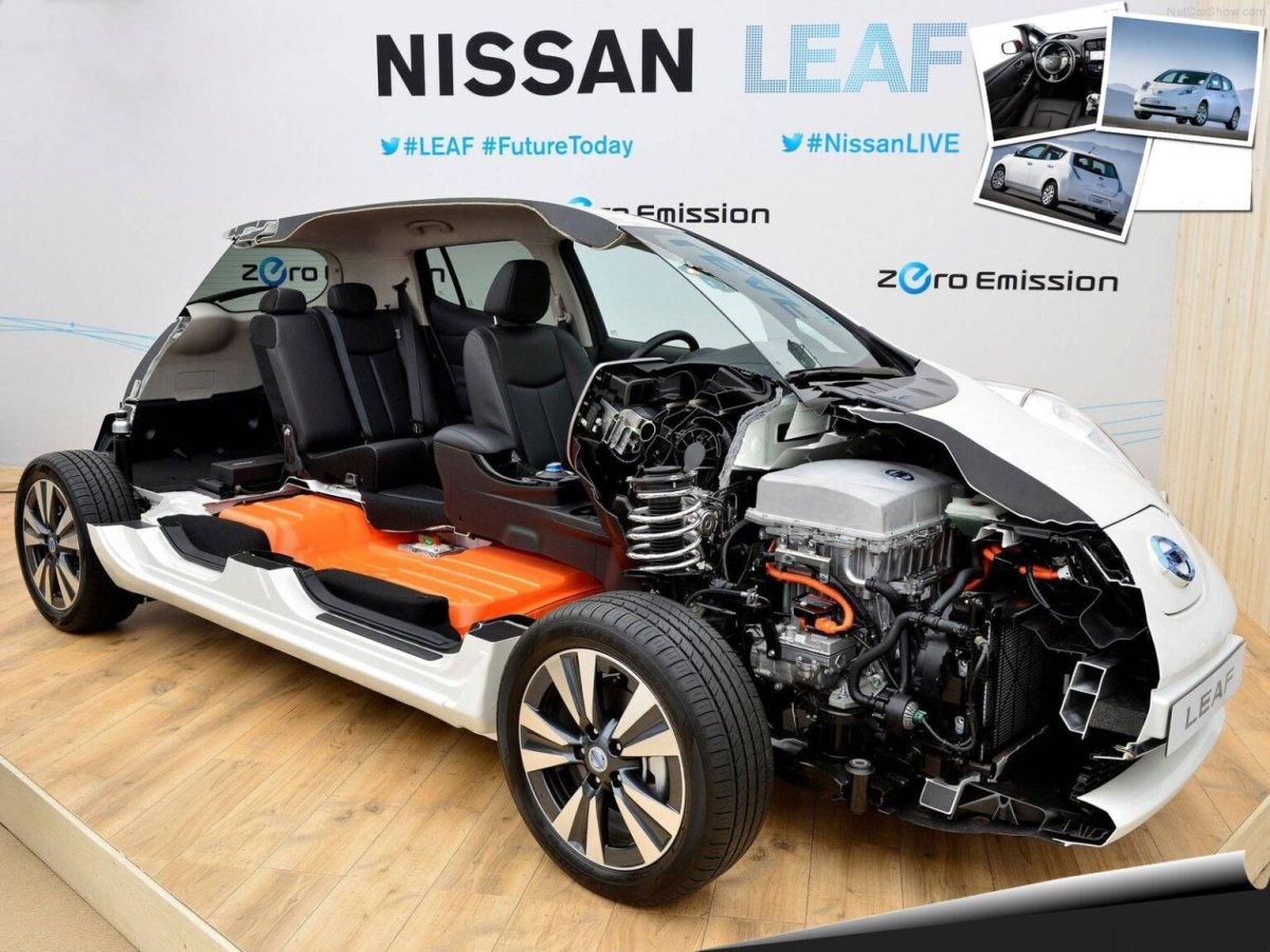 Nissan Leaf электромобиль аккумулятор