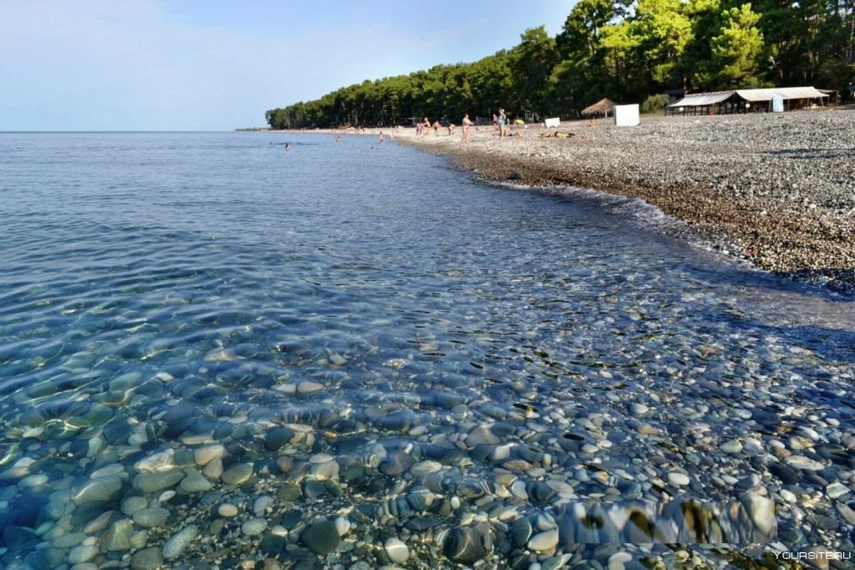 Пляж Пицунда Абхазия