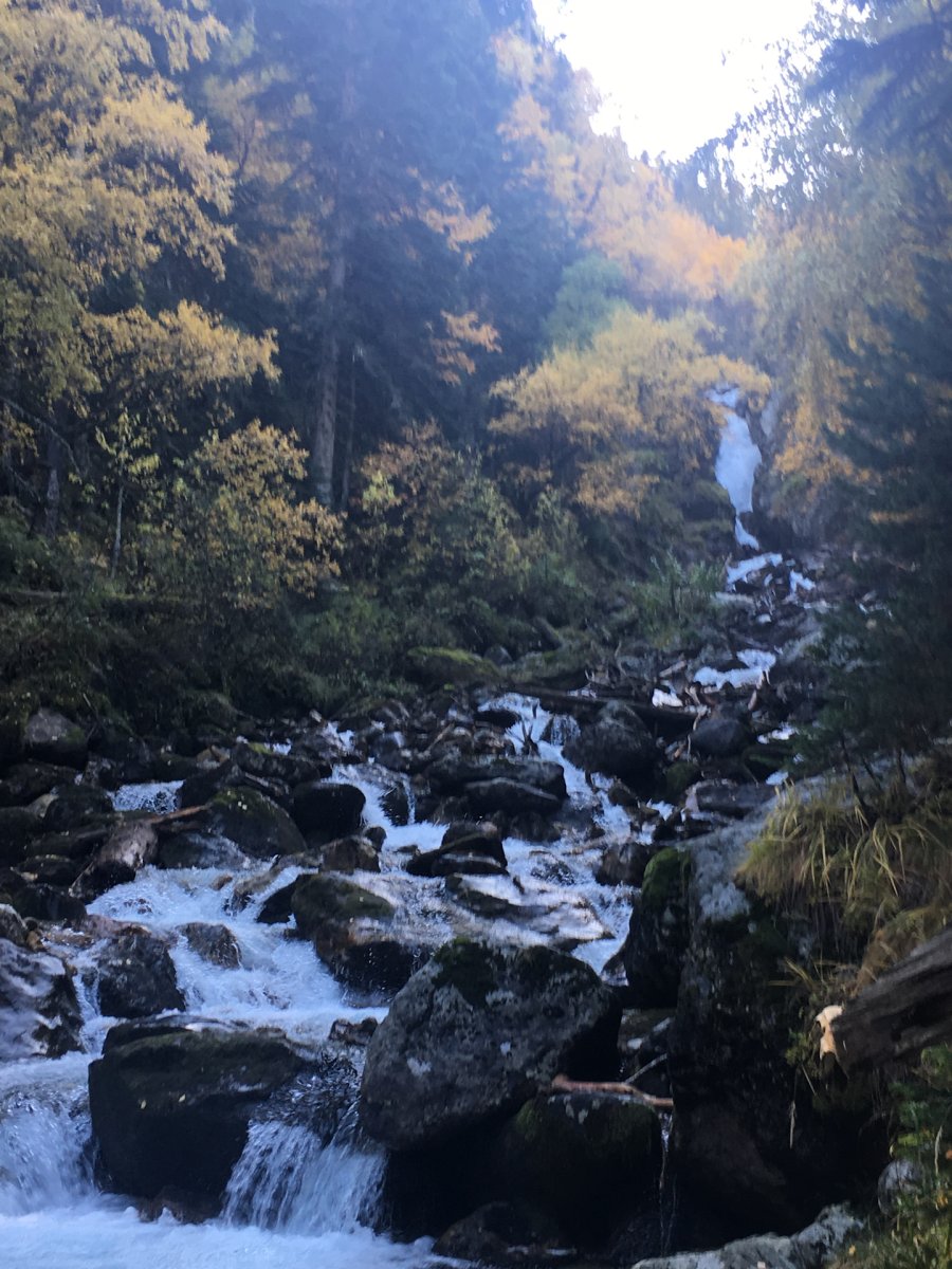 Белые водопады в Архызе