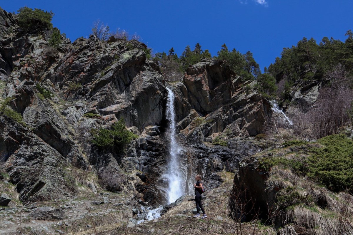 Баритовый водопад в Архызе маршрут