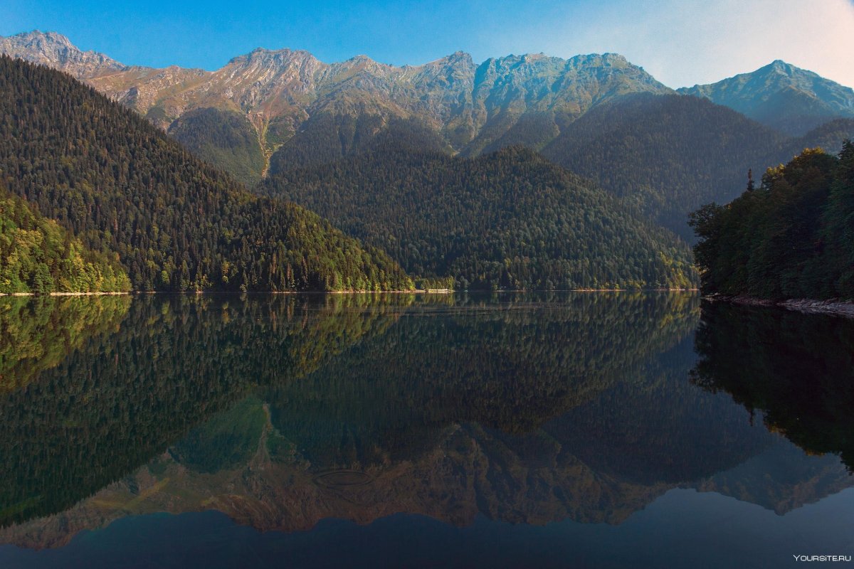 Национальный парк Абхазии озеро Рица