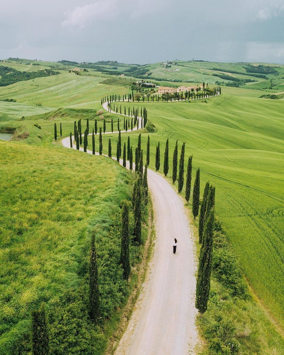 Италия дороги Тосканы