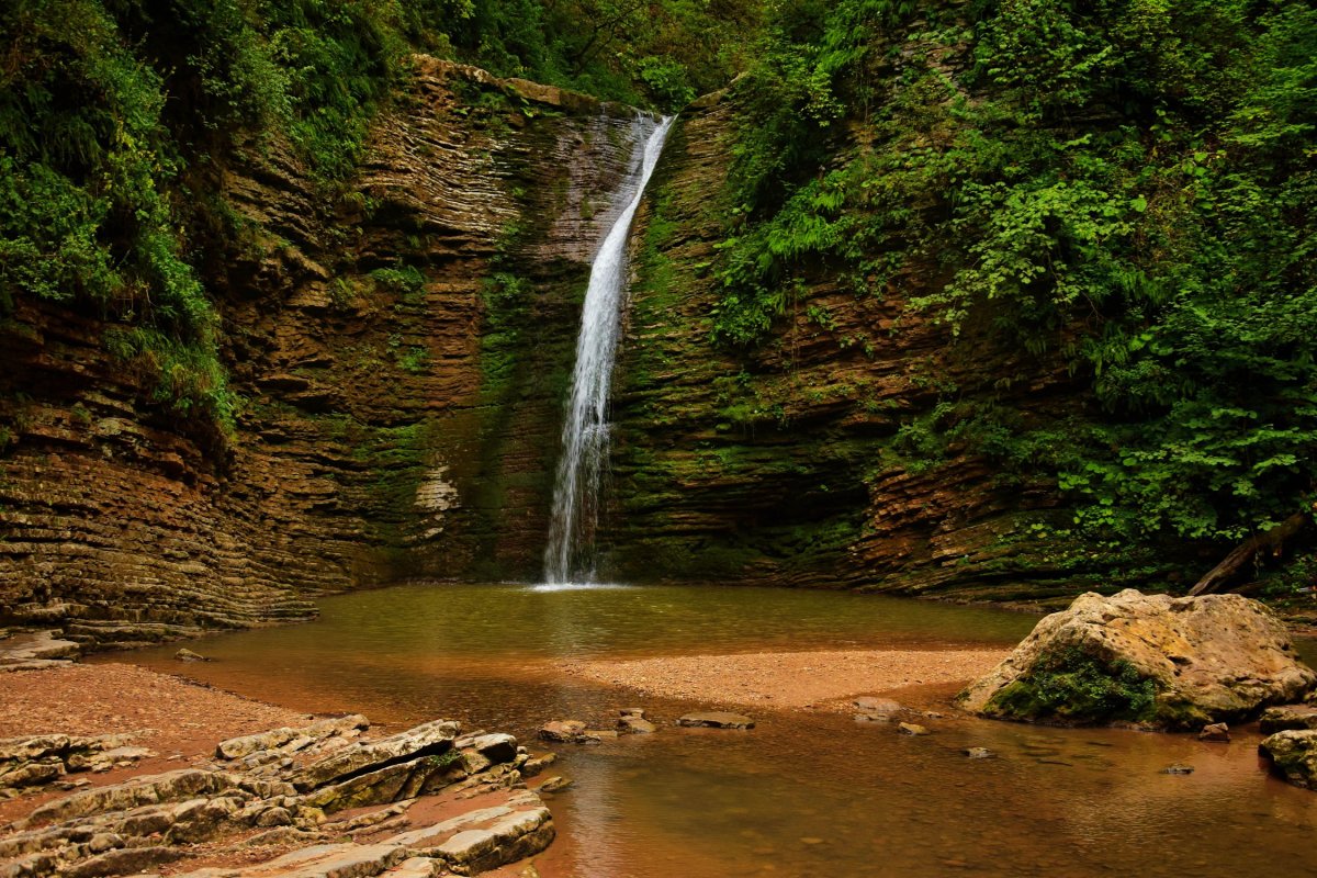 Водопады Руфабго Адыгея