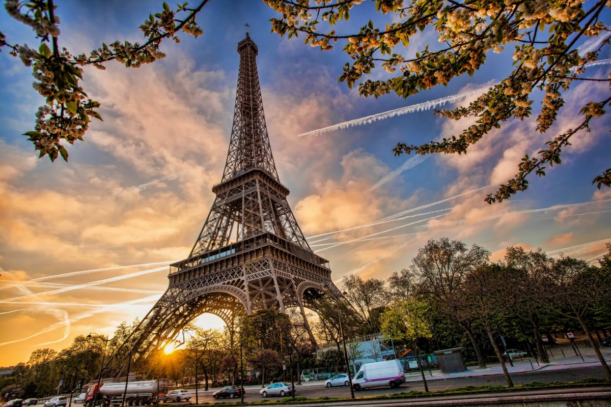 Париж эйфелева башня