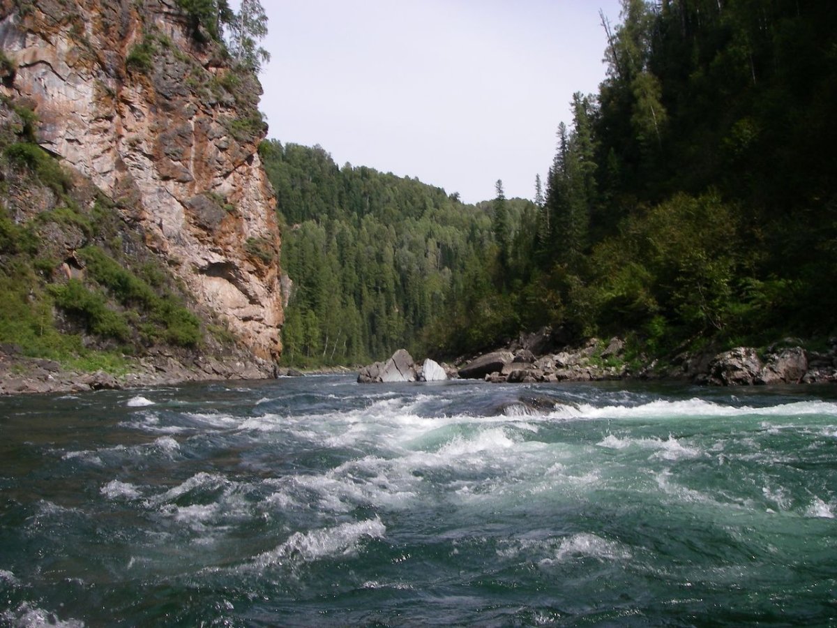 Река Казыр Курагинского района