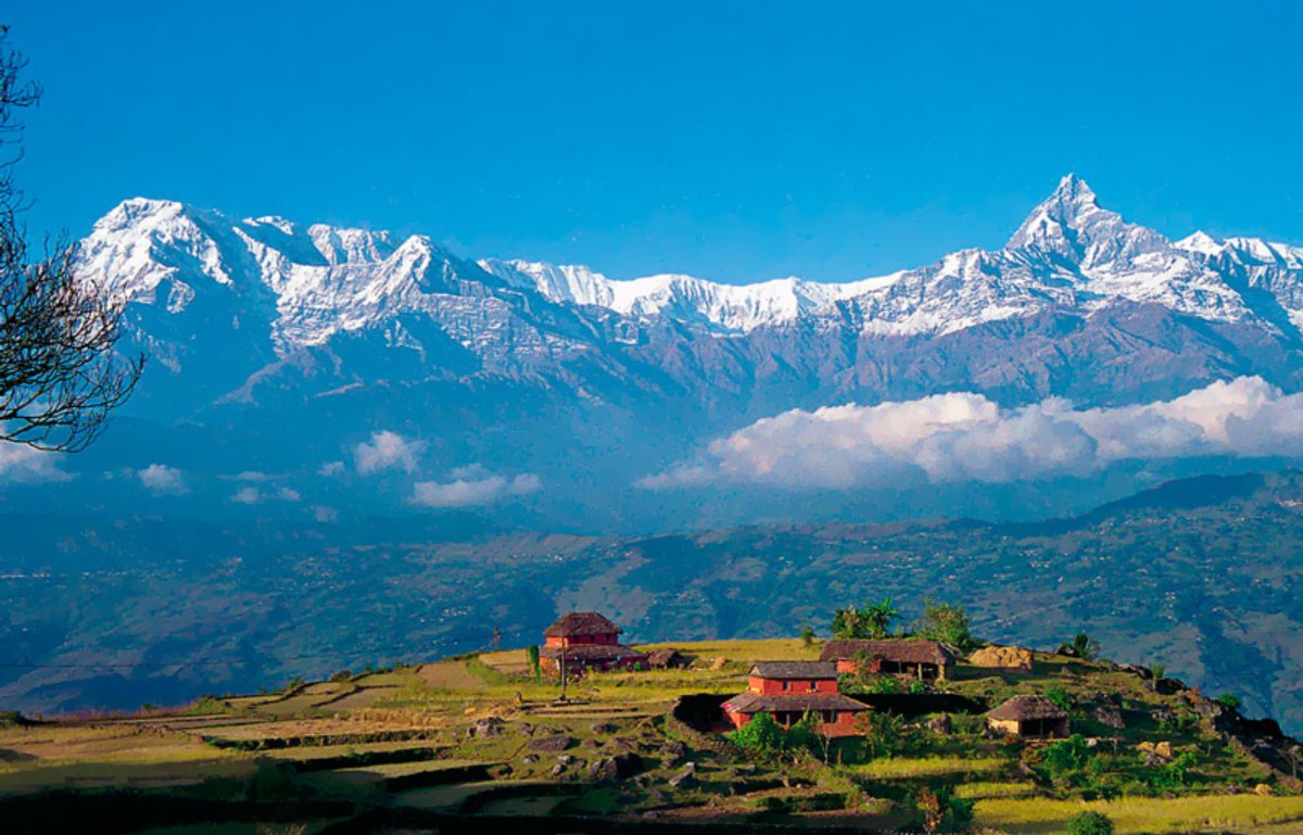 Непал Покхара Гималаи