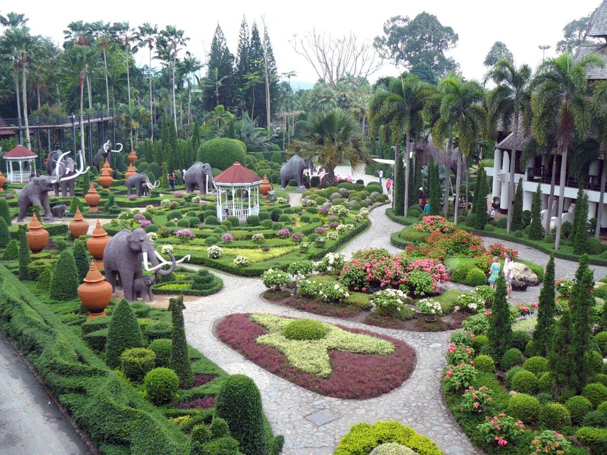 Ботанический сад Нонг Нуч Слоновья ферма