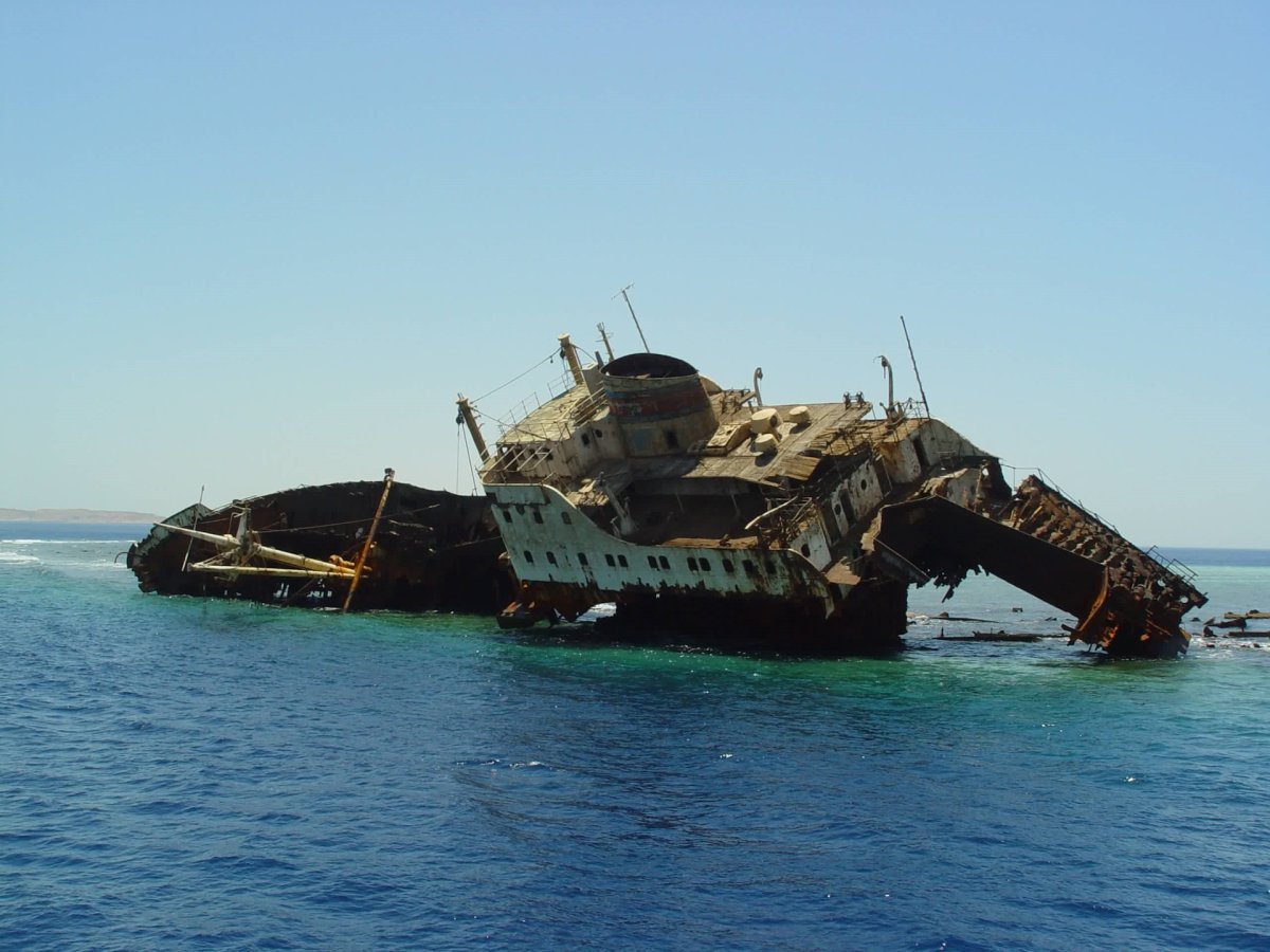 Затонувший корабль Шарм-Эль-Шейх