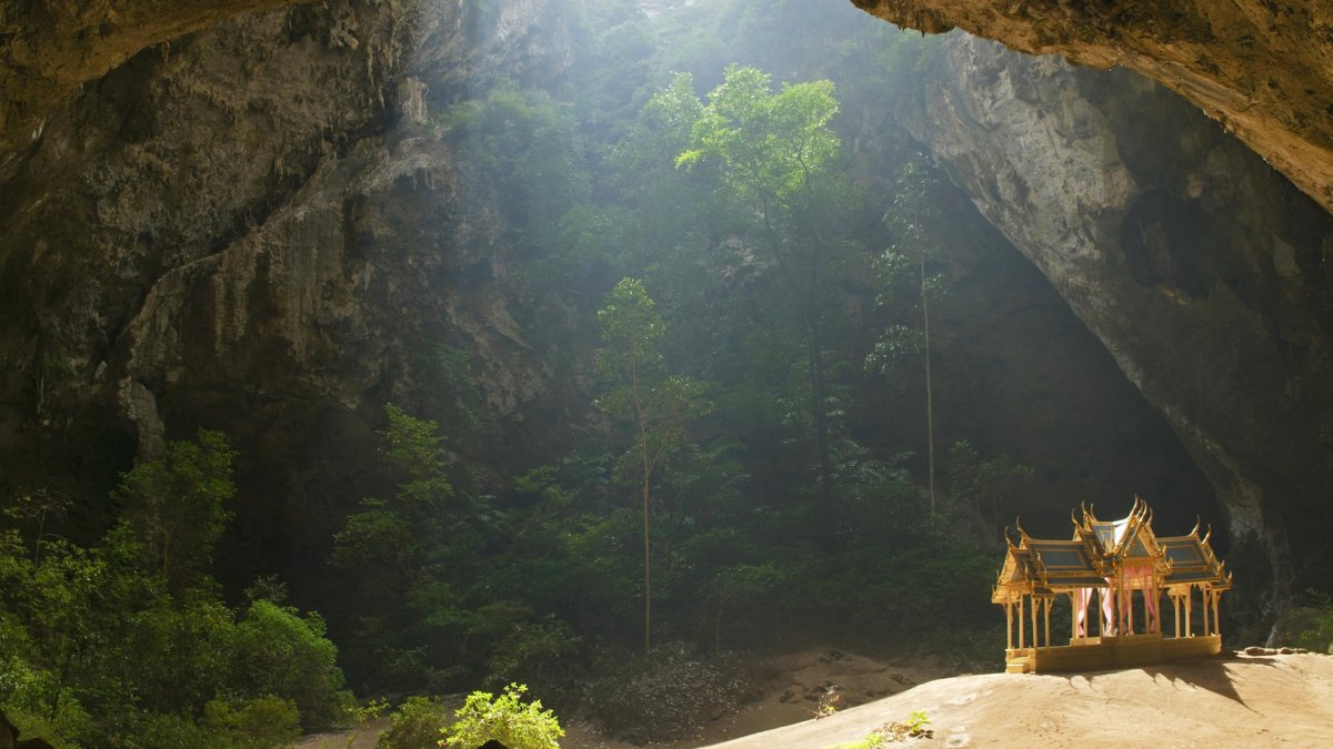 Пещера тхамхоун Лаос