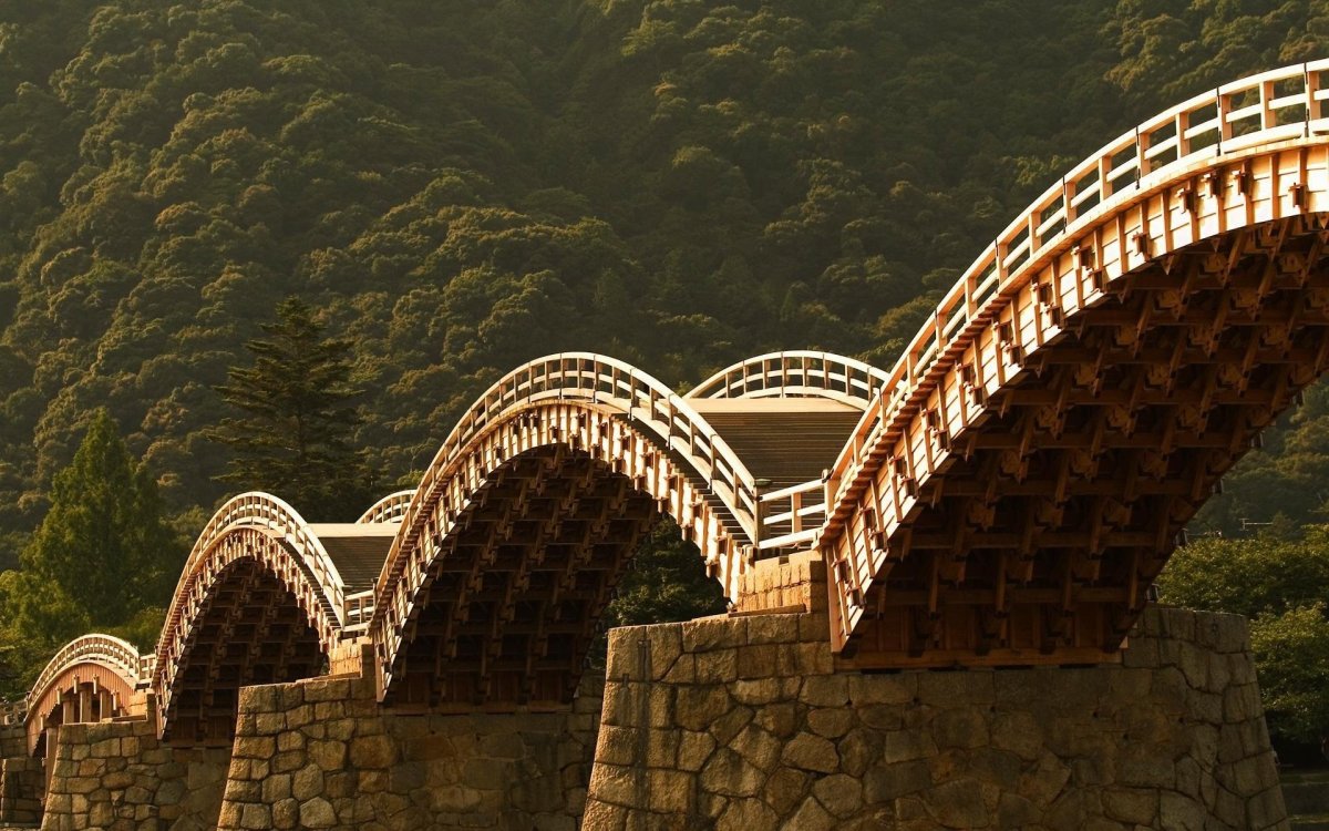 Китай арочный мост Япония