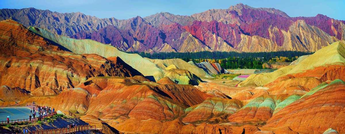 Цветные горы Узбекистан