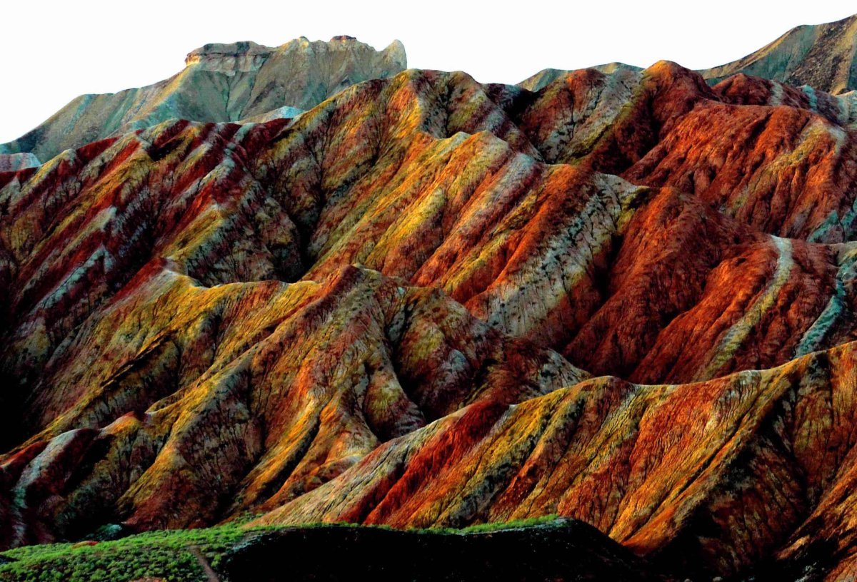 Геологический парк Чжанъе Данся ландформ, Ганьсу, Китай