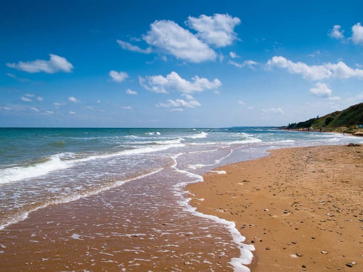 Пляж Кучугуры Азовское море 2022