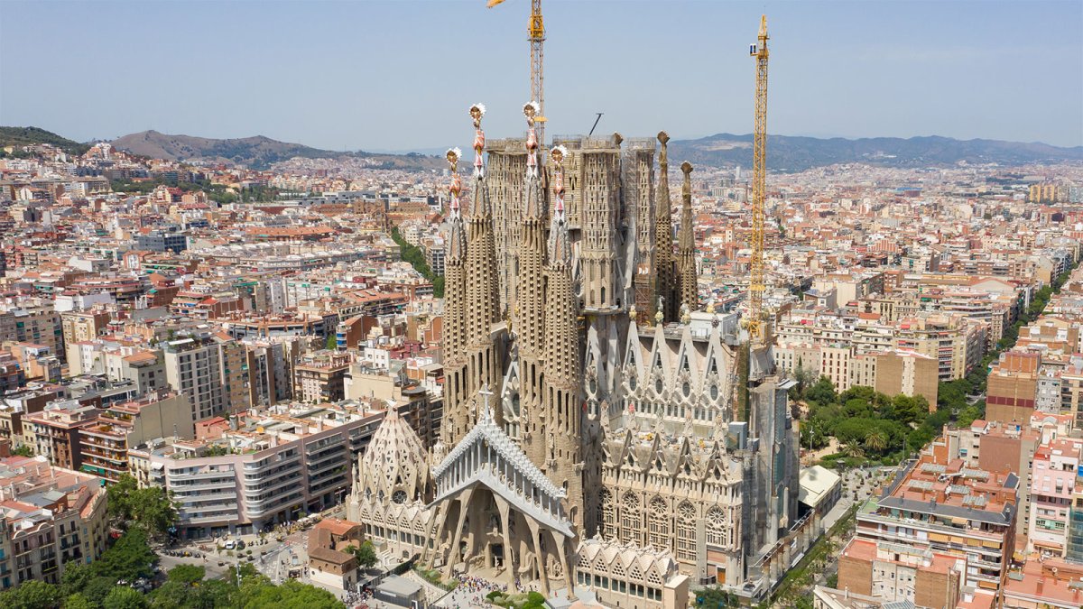 Испания Барселона собор Святого семейства