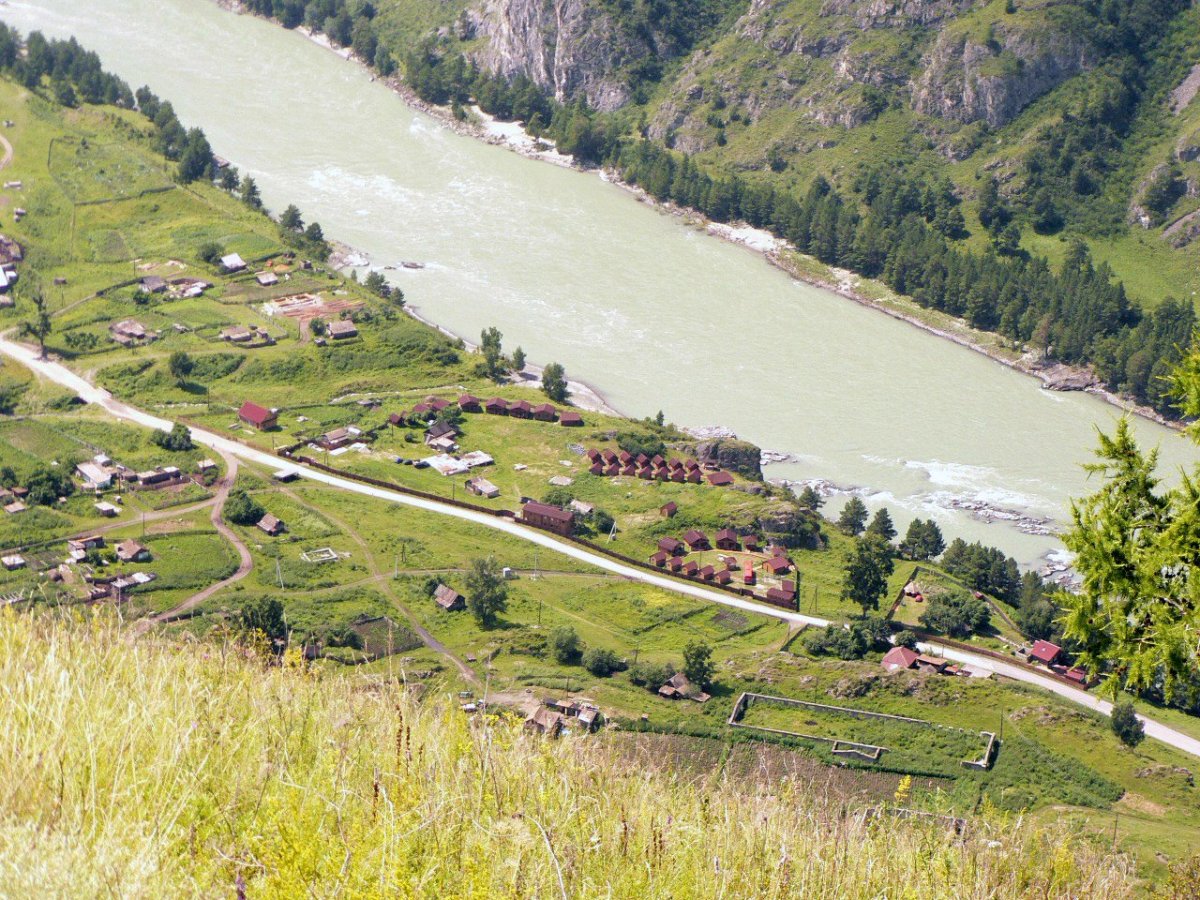 Село Еланда горный Алтай
