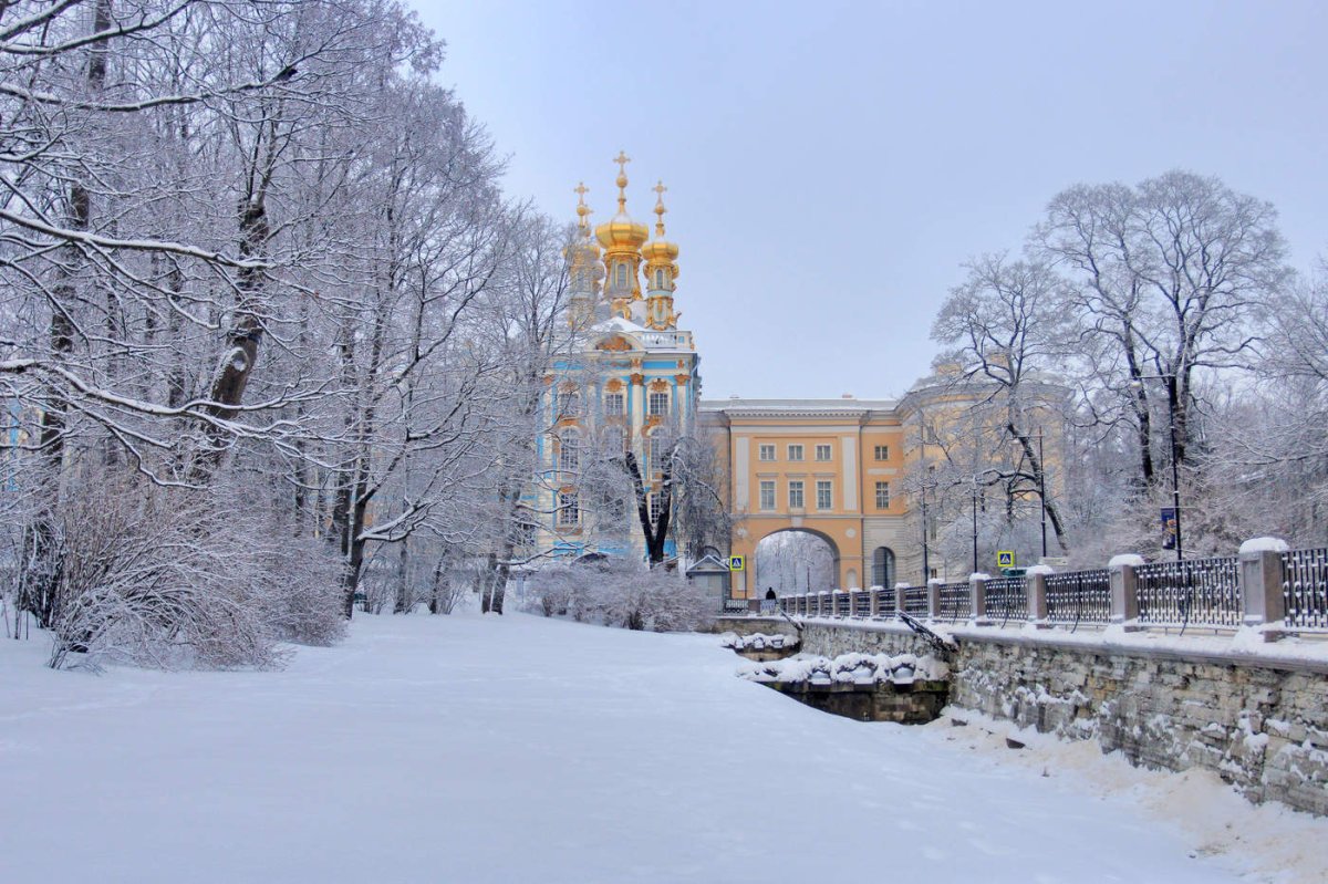 Царское село Санкт-Петербург зима