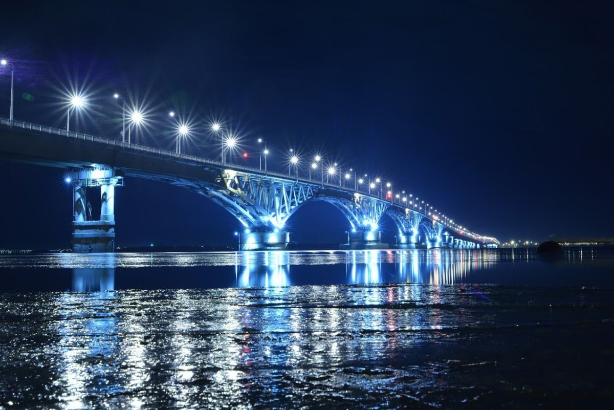 Саратовский мост с Энгельса