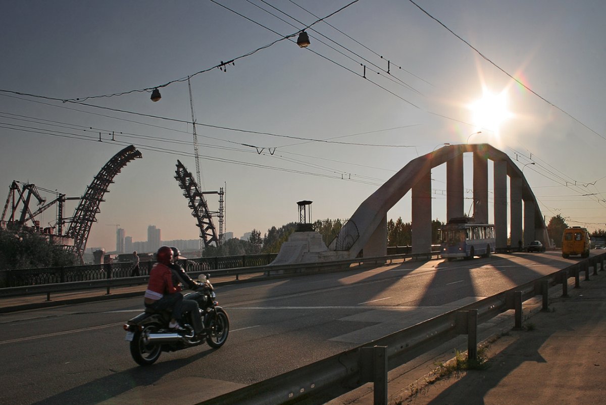 Мост в Серебряном Бору фото