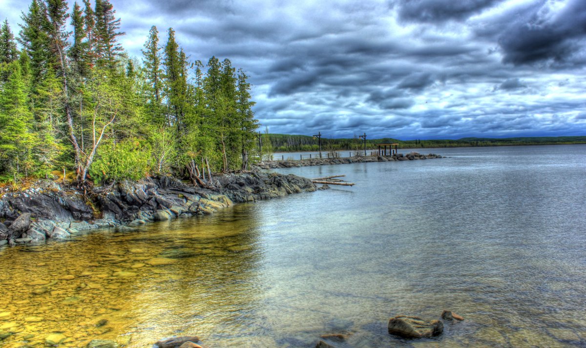 Озеро Нипигон в Онтарио