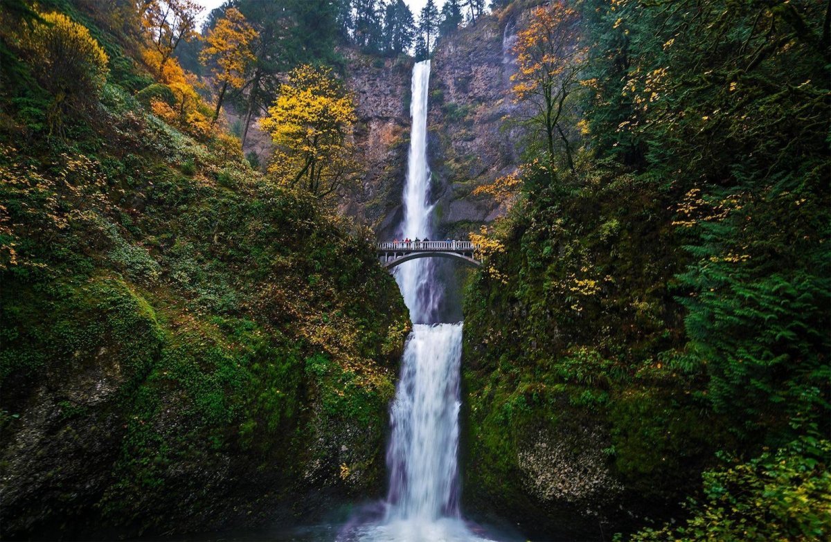 Водопад Малтнома Орегон