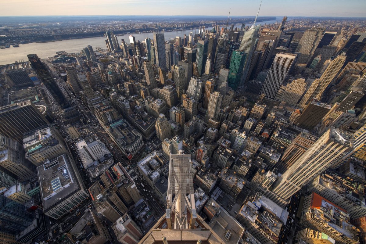 Нью Йорк с высоты небоскреба