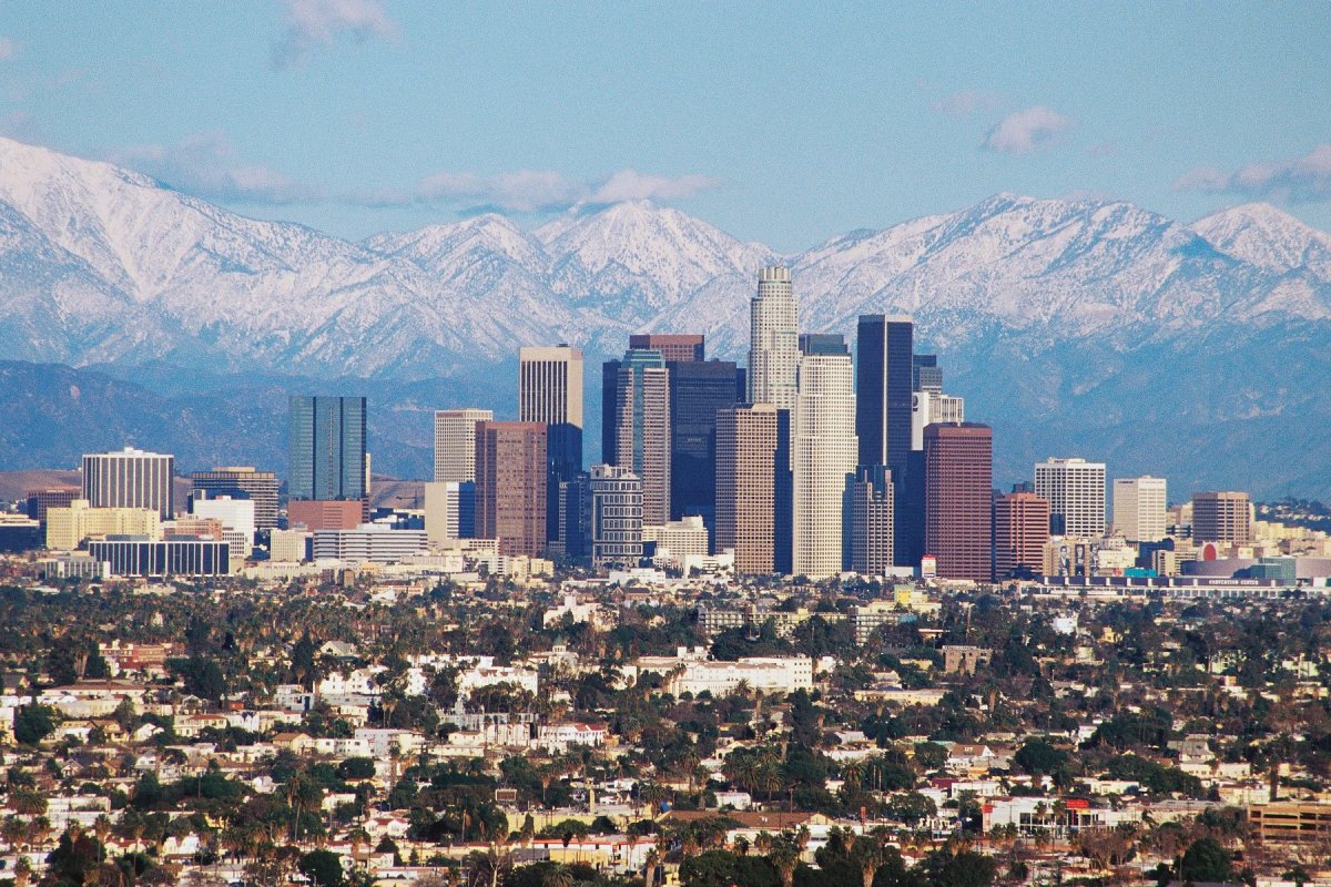 Горы Сан-Габриэль в Лос-Анджелесе