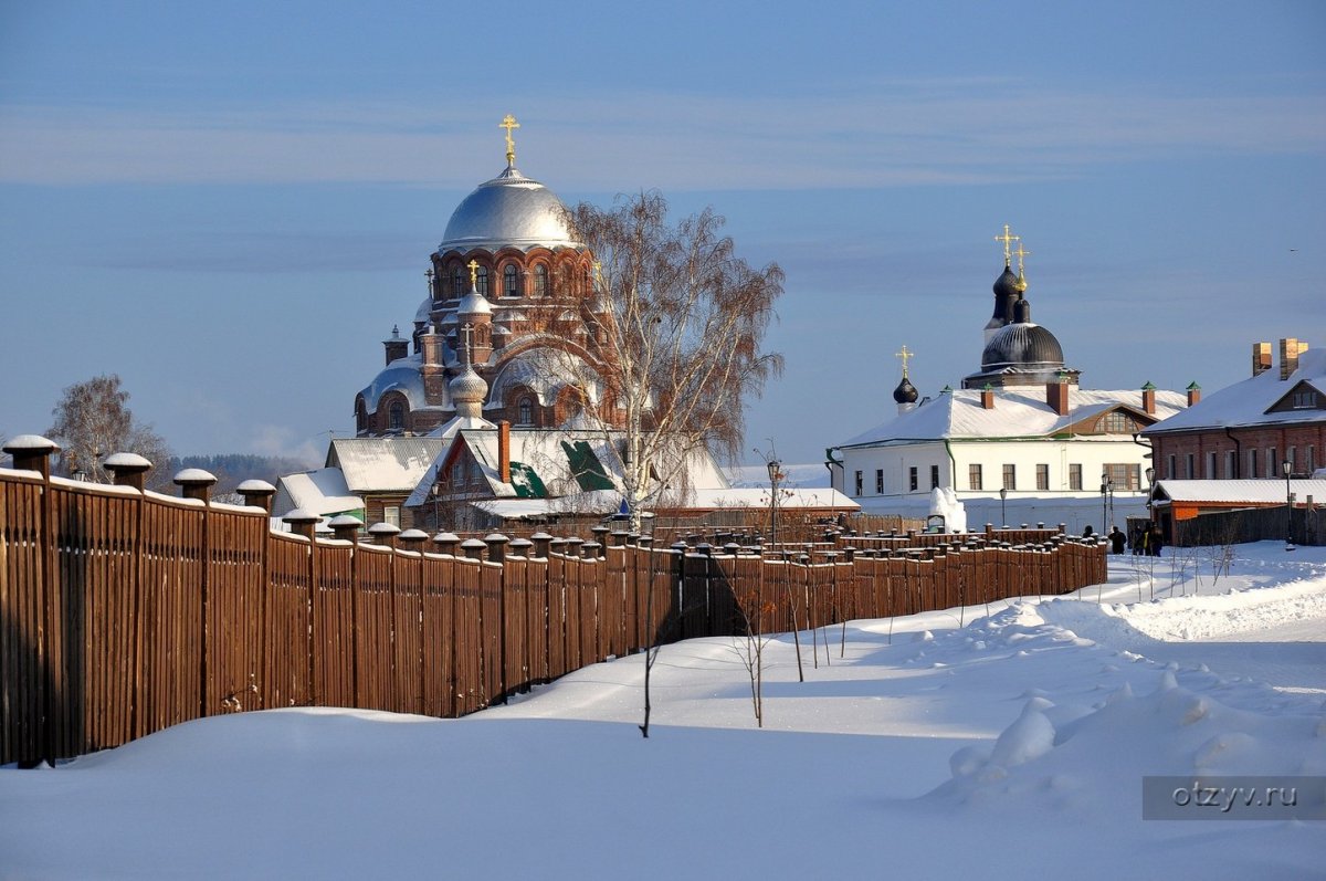 Остров-град Свияжск зимой