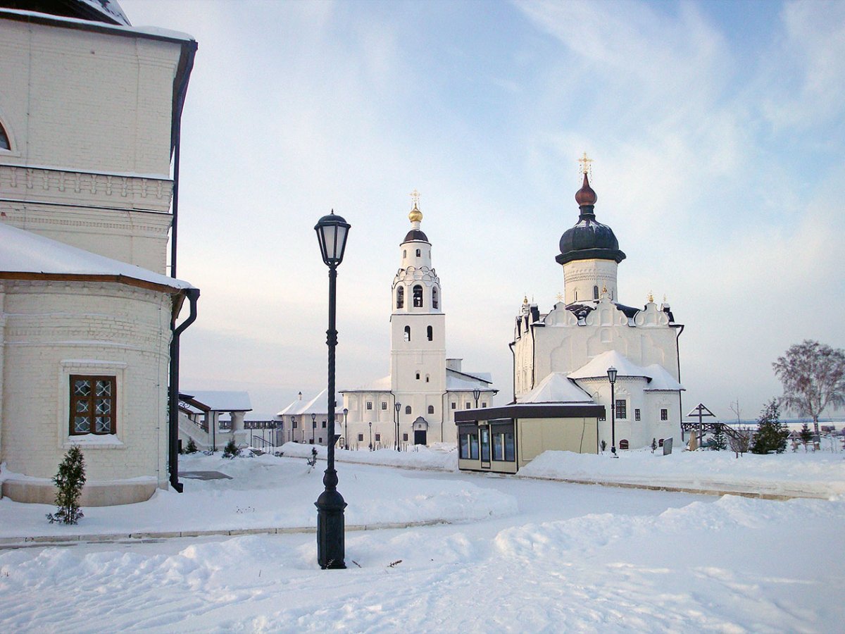 Свияжск Успенский собор зимой