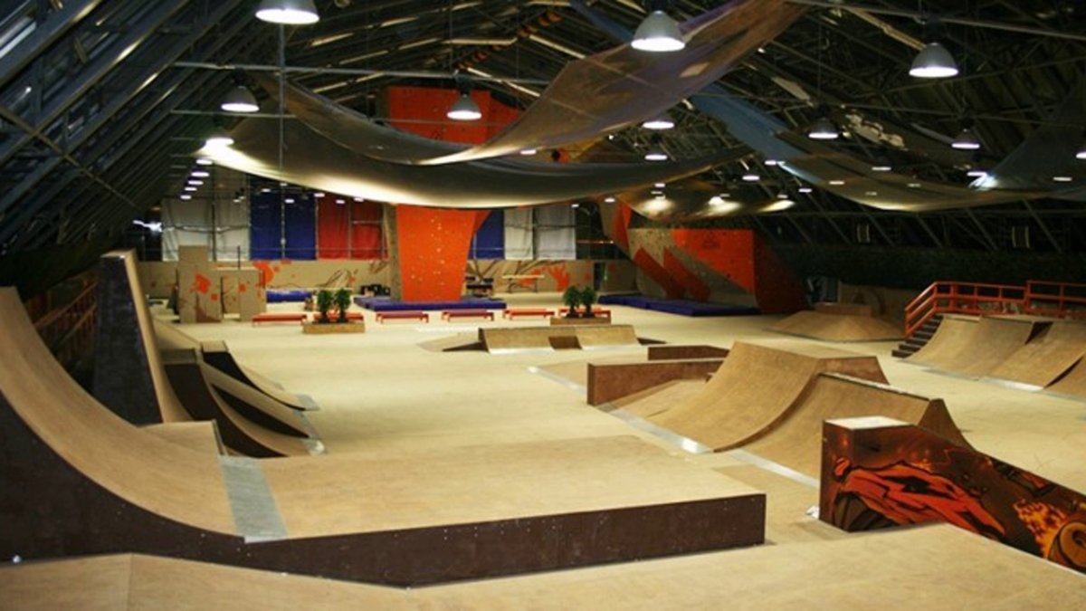 Скейт парк в Великом Новгороде Крытый