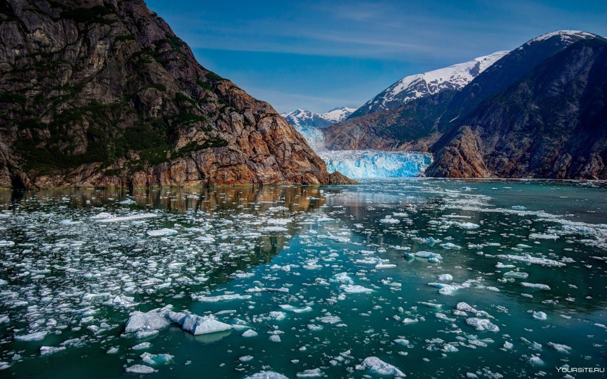 Национальный парк Глейшер ледники