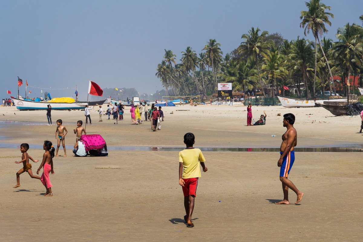 Индия пляж Кандолим или Колва