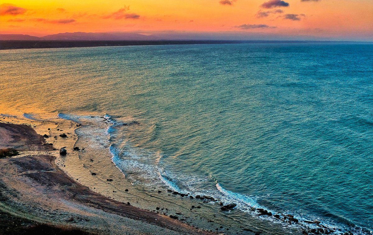 Пляжи Каспийского моря Дагестан