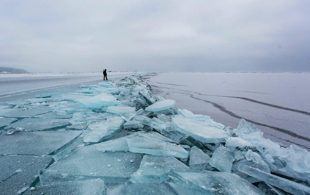 Озеро Байкал ледостав