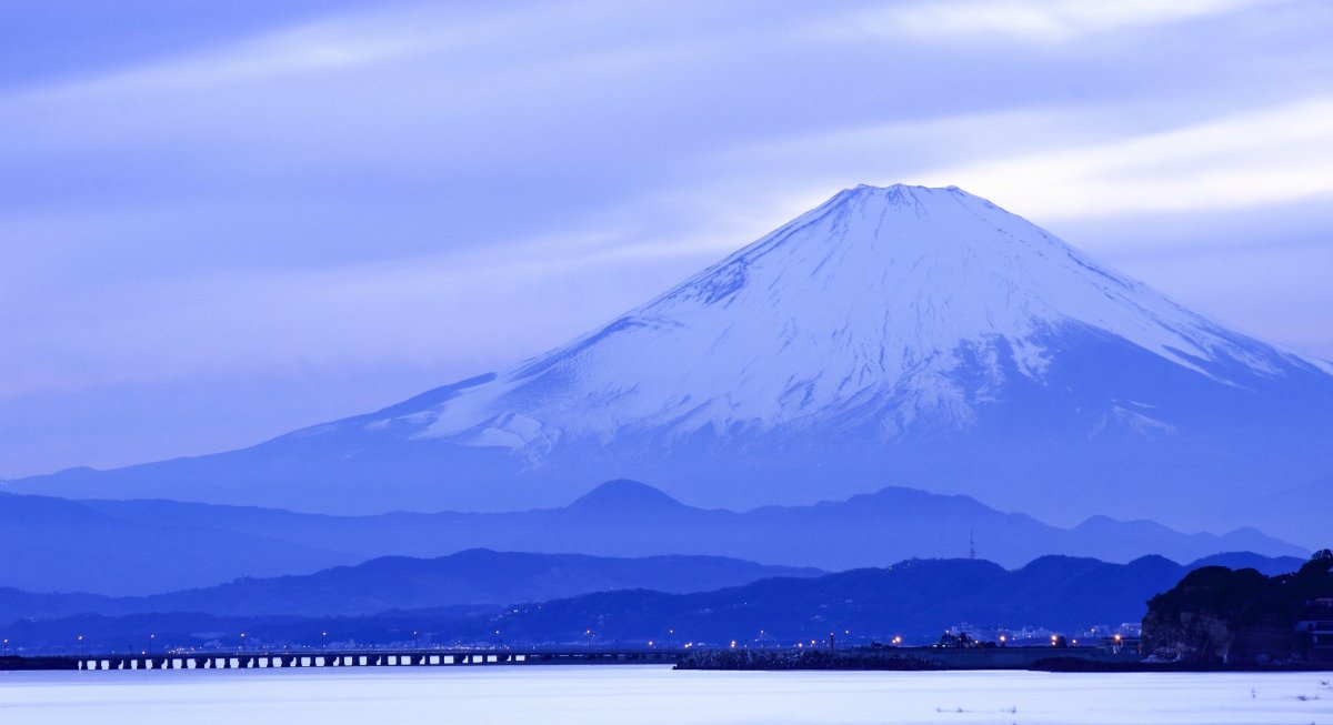 Вулкан Фудзияма извержение