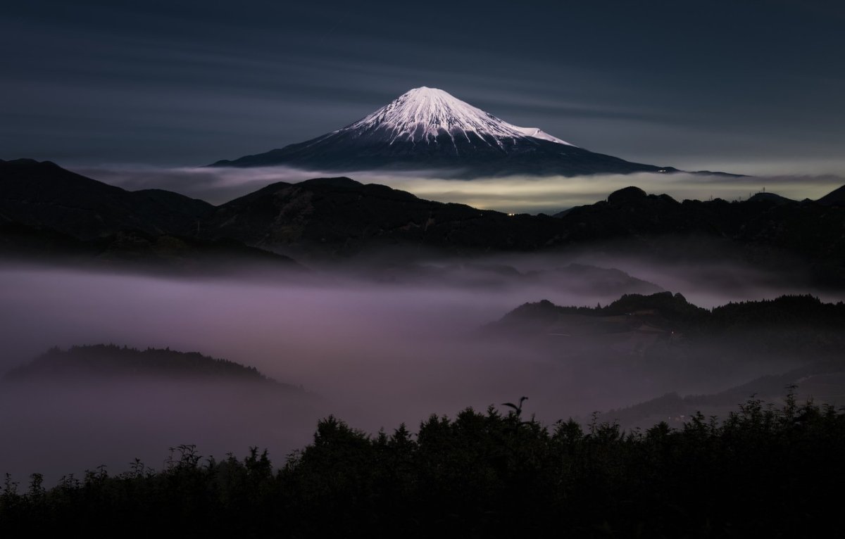 Гора Fuji Япония