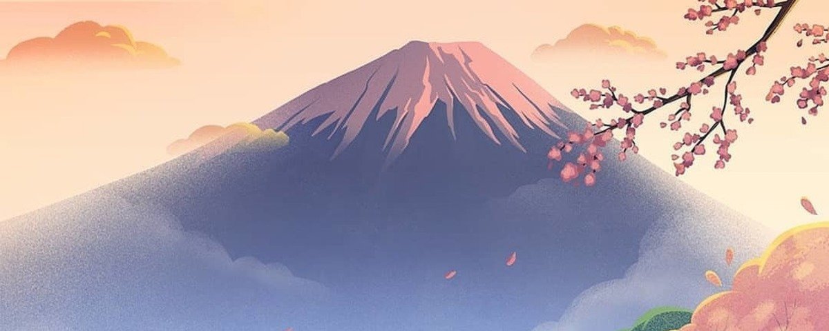 Гора Фудзияма Минимализм