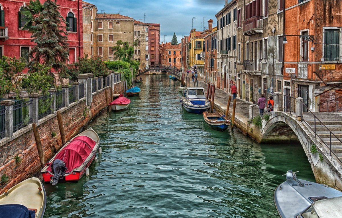 Итальянский город на воде