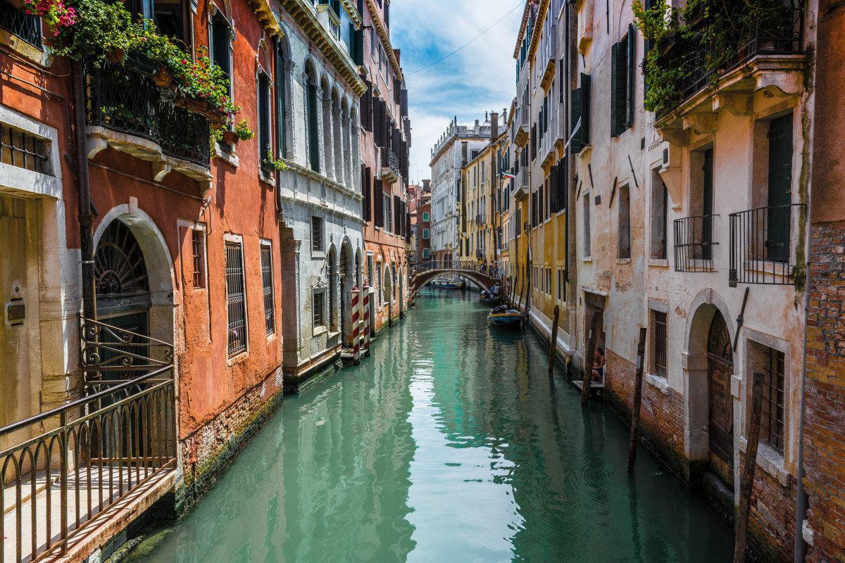 Улочки романтичные Италии Венеция