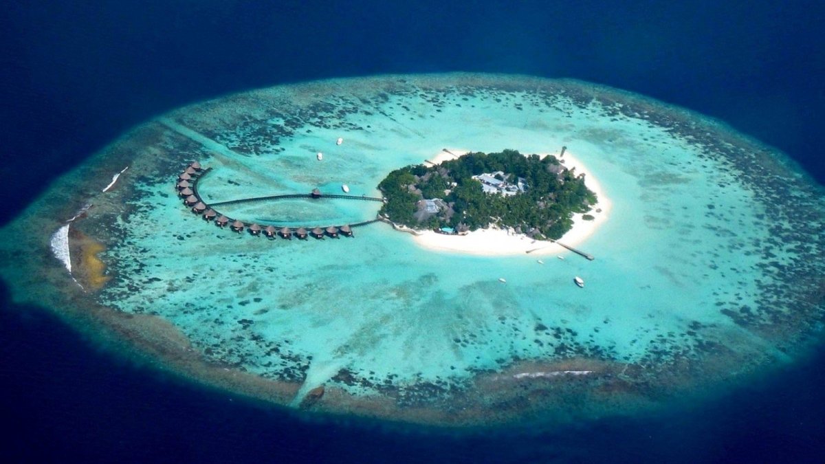 Коралловые Атоллы Мальдивы