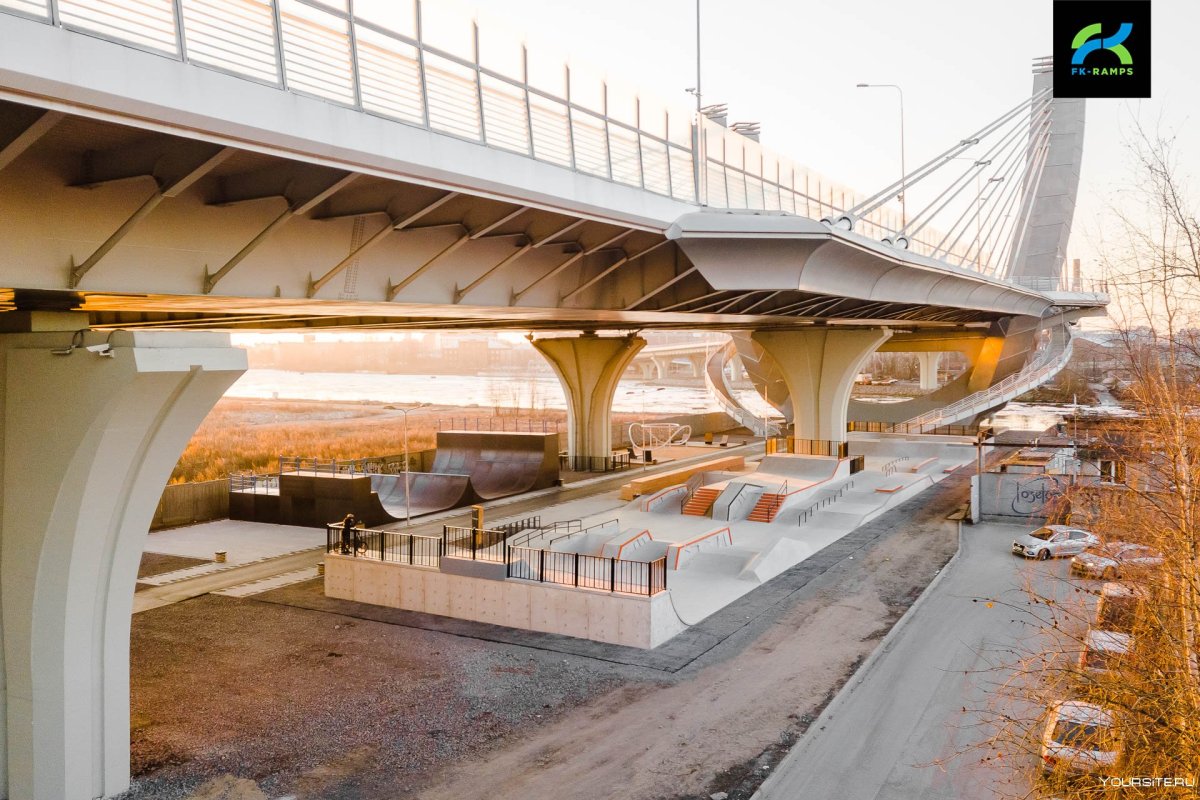 Мост Бетанкура скейт парк