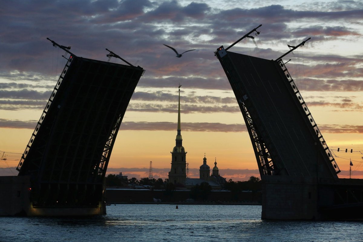 Питерский мост разводной