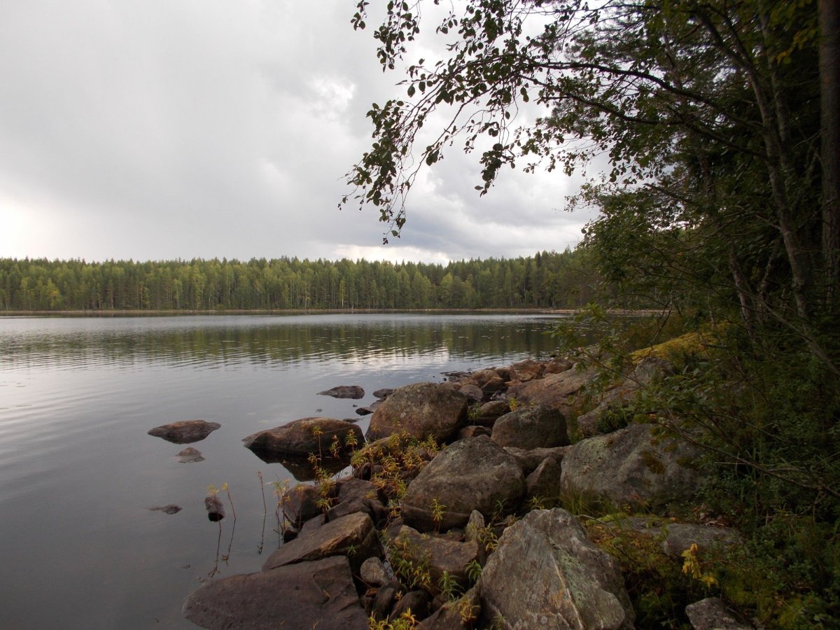 Озеро Хитоланъярви Карелия
