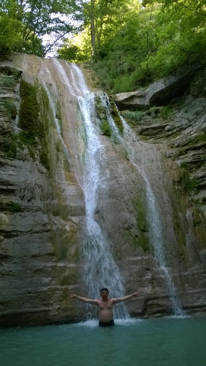 Водопад Пшада в Анапе