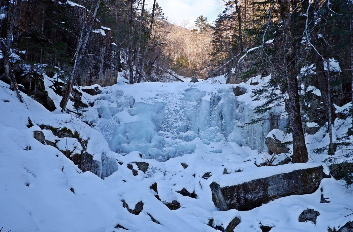 Беневские водопады Приморский край зимой