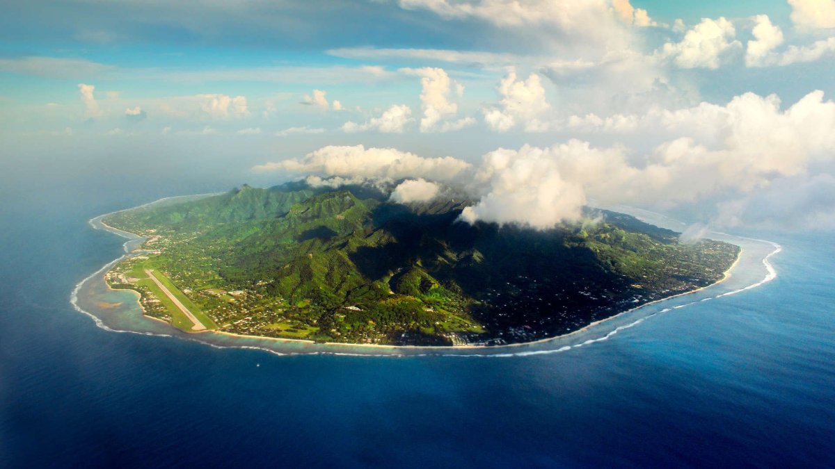 Остров Раротонга (острова Кука, тихий океан)