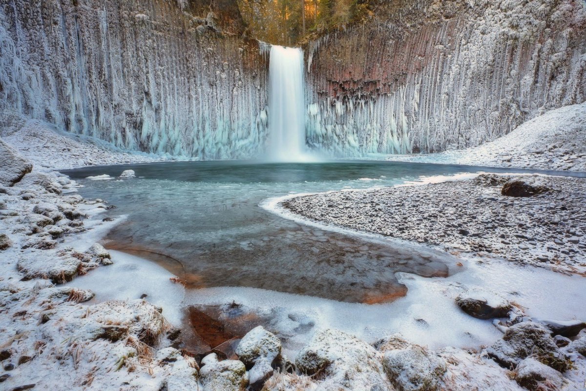Водопад Абиква, Орегон