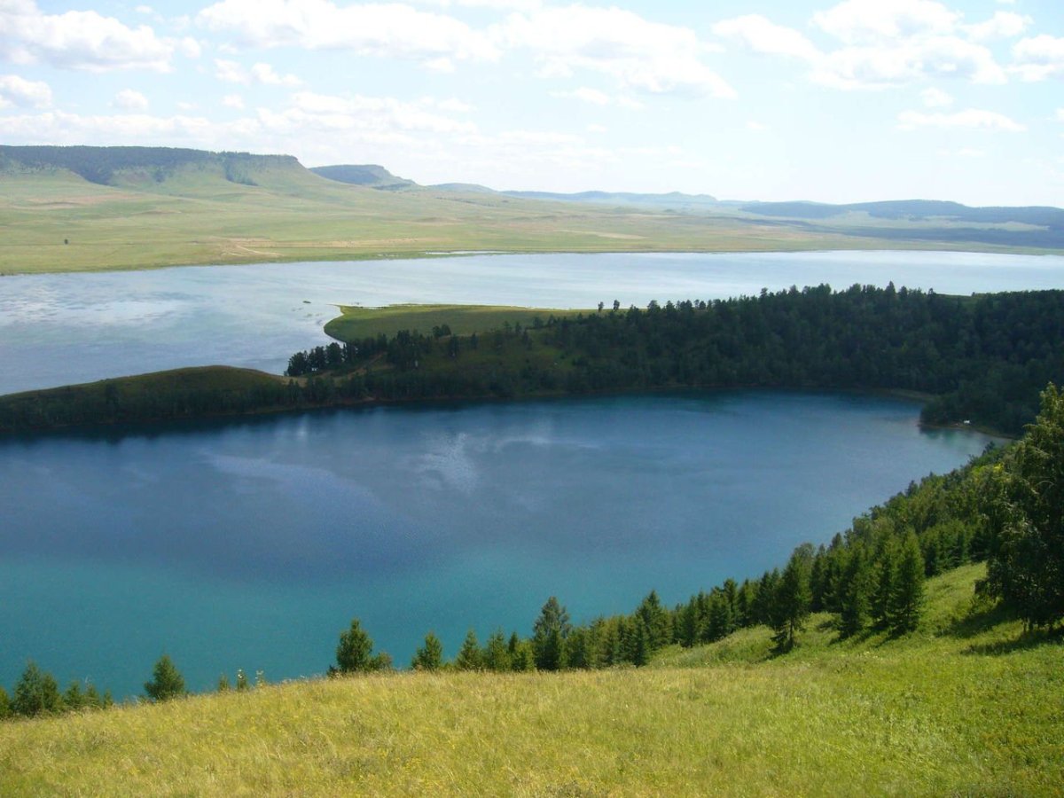 Озеро Сарбаголь Шарыповский район