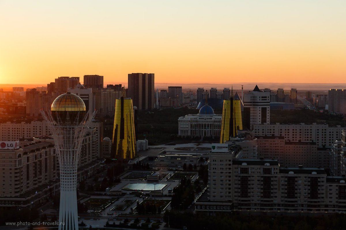 Астана закат