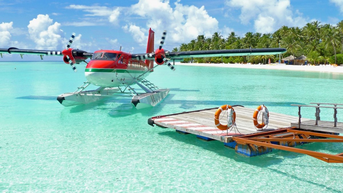 Шидро самолет Мальдивы